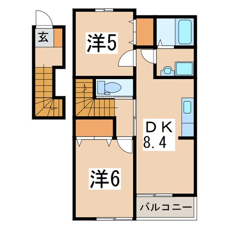 ライジング　サンⅡの物件間取画像